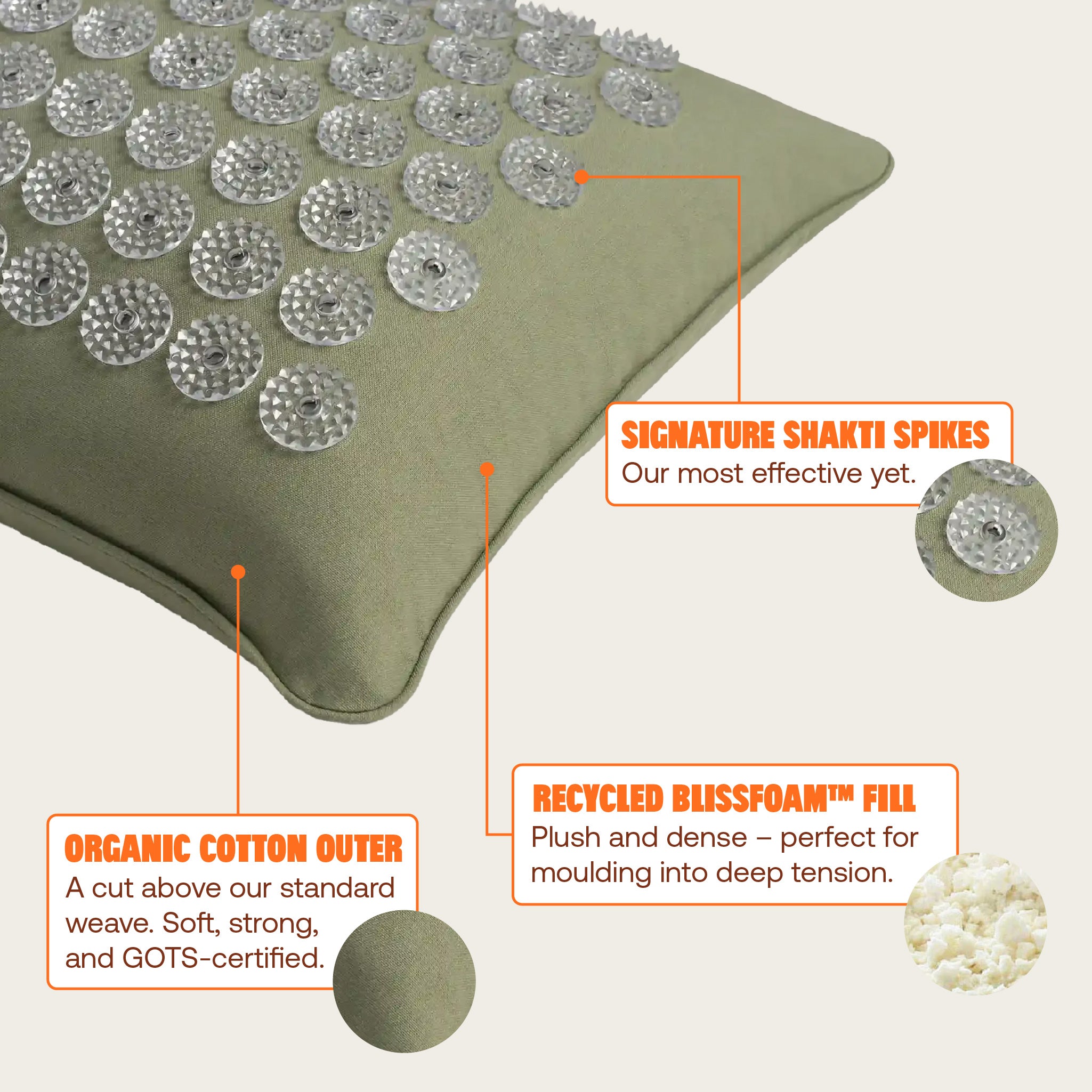 Premium Acupressure Pillow